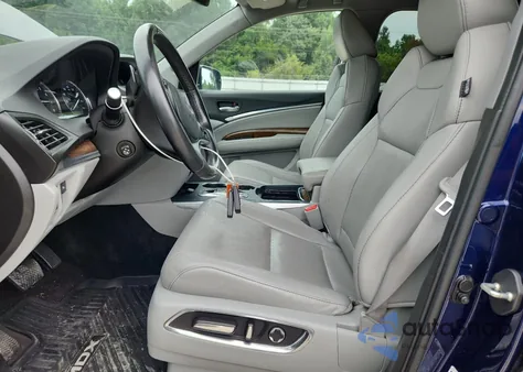 2020 Acura Mdx Technology z USA, uszkodzony, nr VIN 5J8YD4H51LL037612